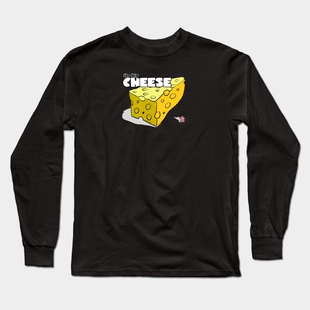 The BIG Cheese ! Long Sleeve T-Shirt by jrolland